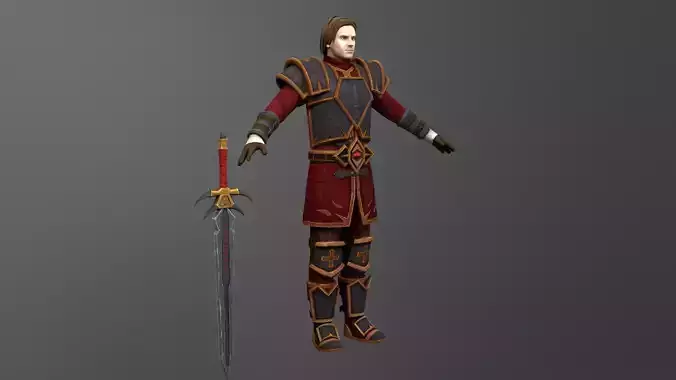 Handpainted Dragon Knight