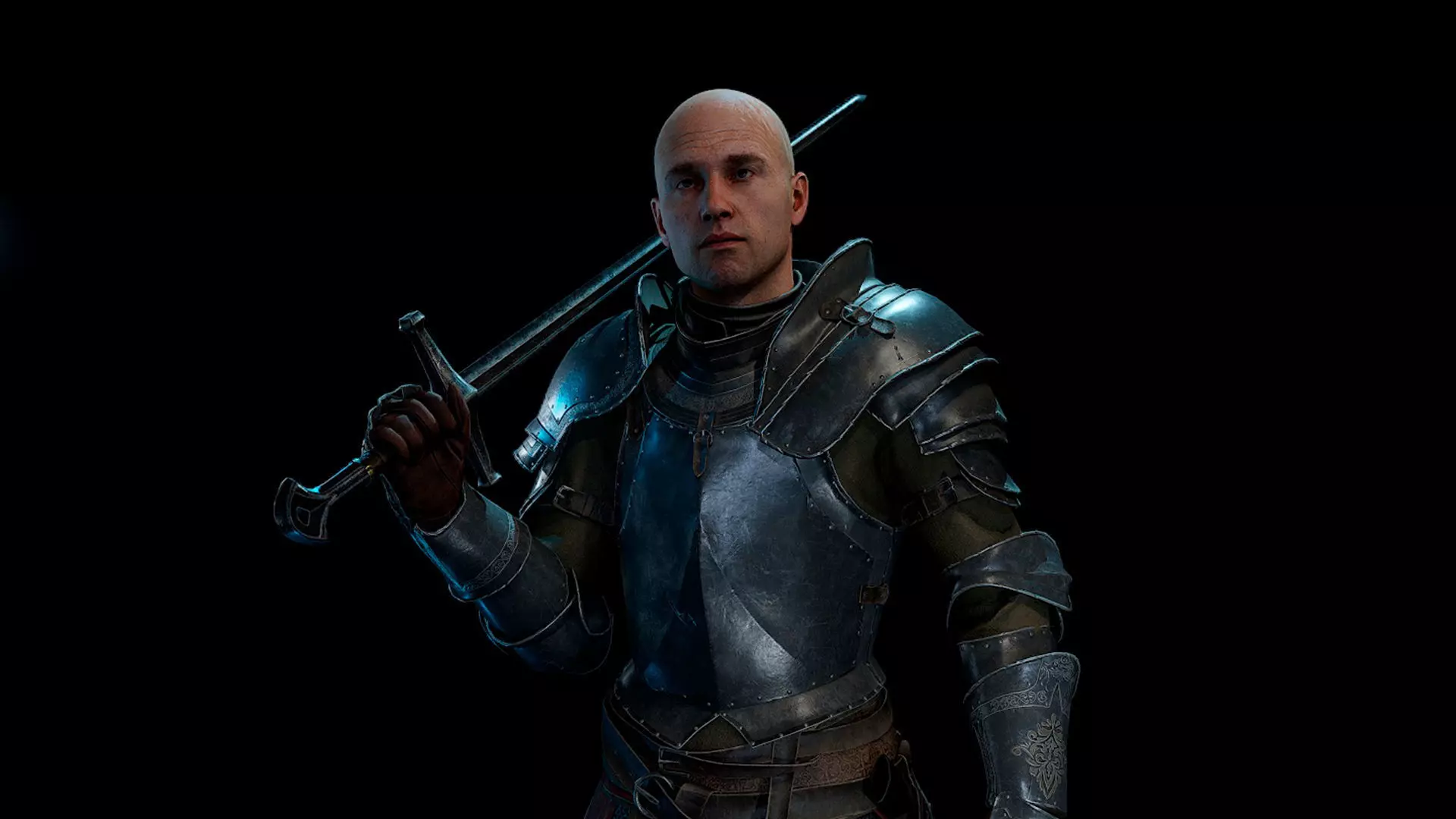 Knight Alex medieval Low-poly 3D model_0