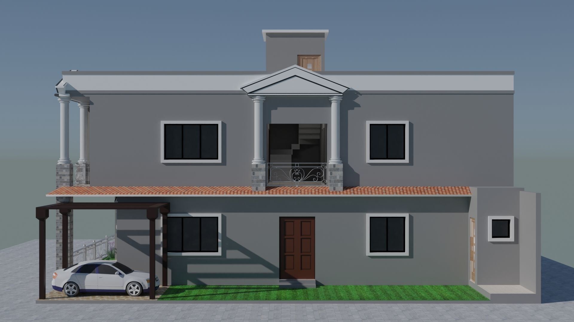 Exterior Design ED01 3D model_2