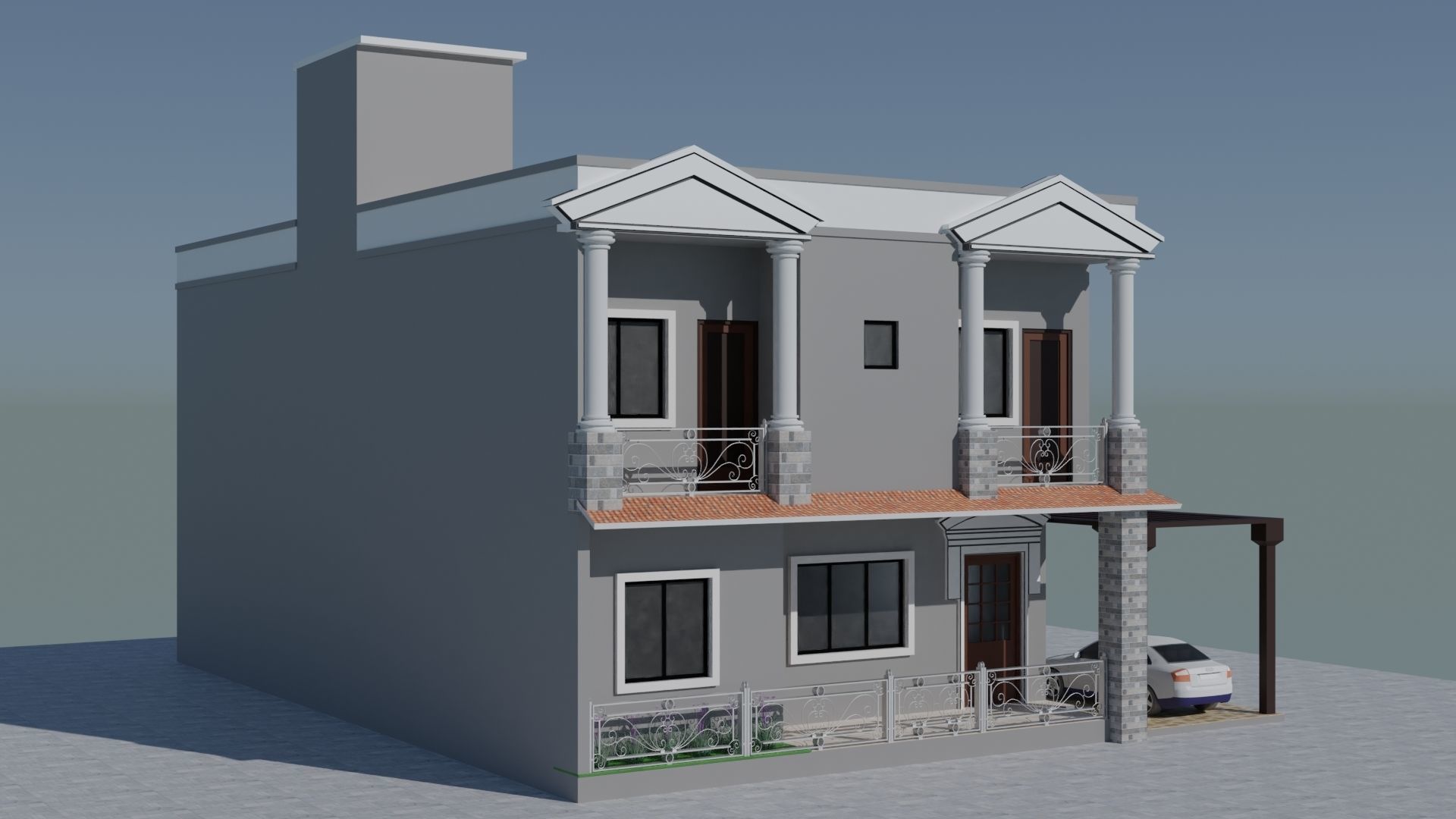 Exterior Design ED01 3D model_5