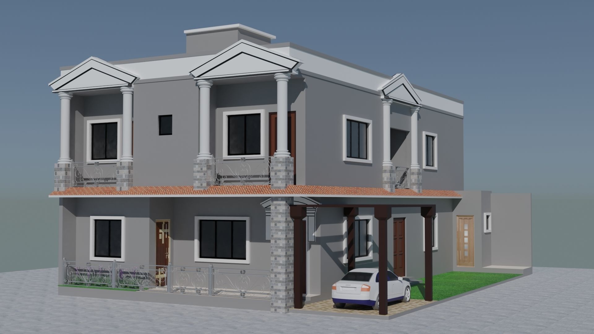 Exterior Design ED01 3D model_1