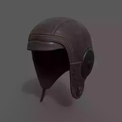 Helmet scifi pilot retro military 