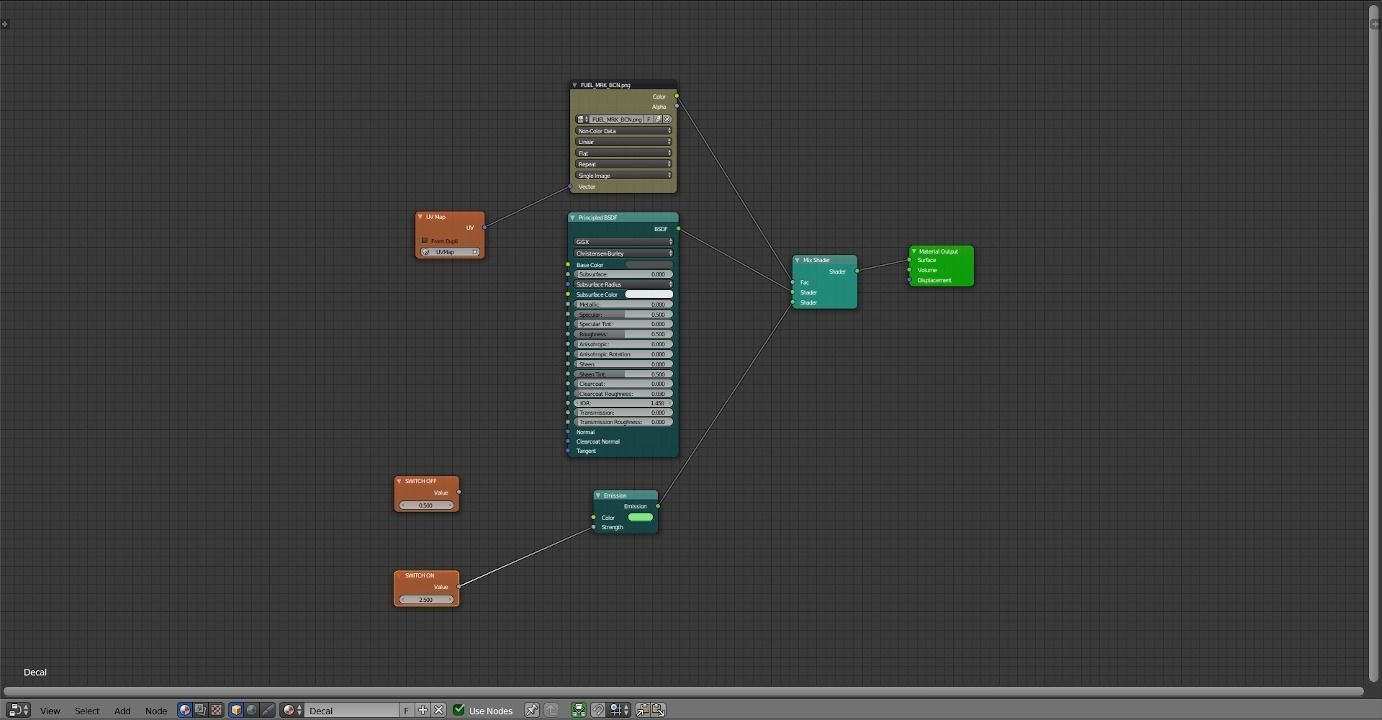 F16 Fuel Quantity Selector Panel 3D model_8