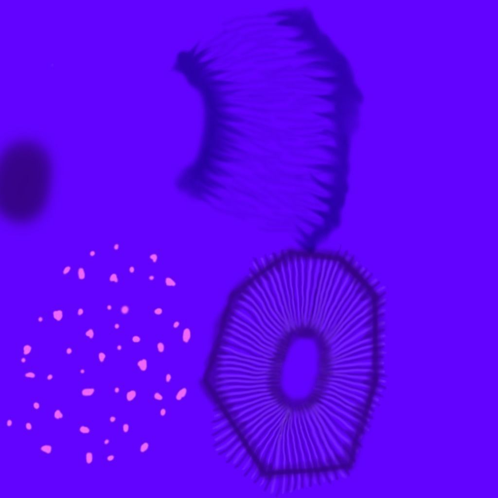 fairy mushrooms Low-poly 3D model_18