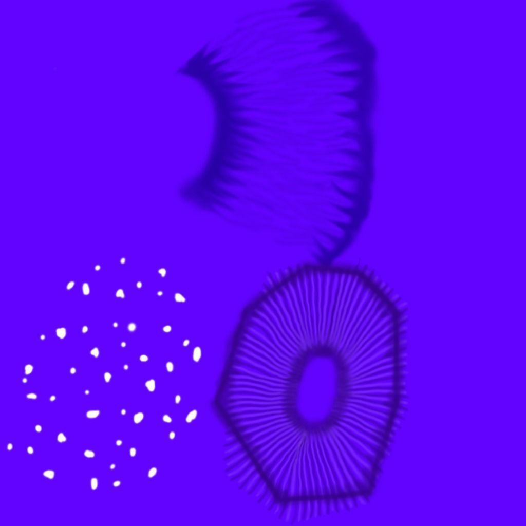 fairy mushrooms Low-poly 3D model_16