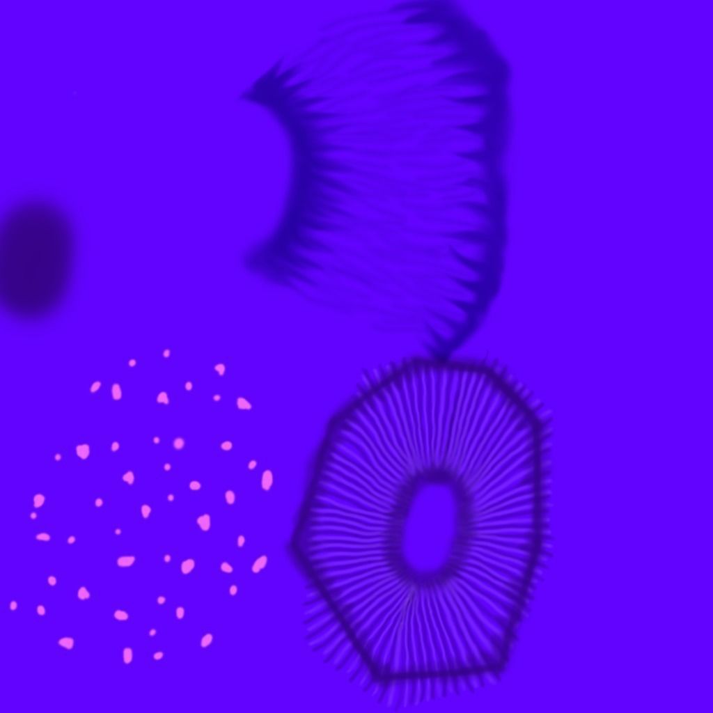 fairy mushrooms Low-poly 3D model_17