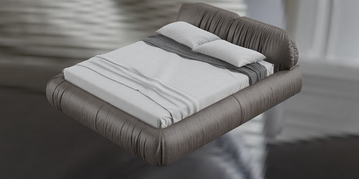 PIUMOTTO bed made out of leather 3D model_14