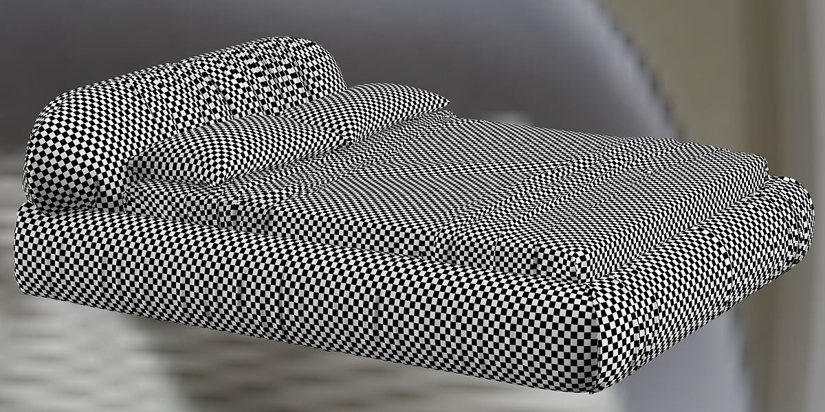 PIUMOTTO bed made out of leather 3D model_13