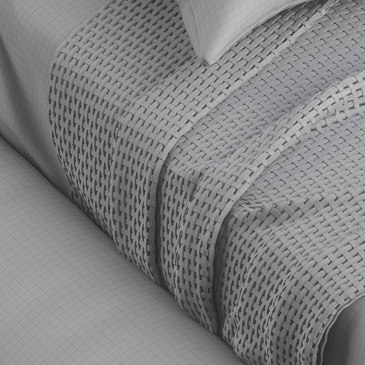 PIUMOTTO bed made out of leather 3D model_12