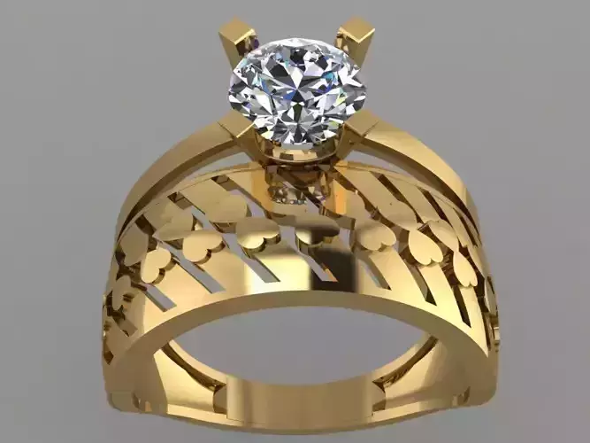 GC GOLD TW040- Diamond ring 