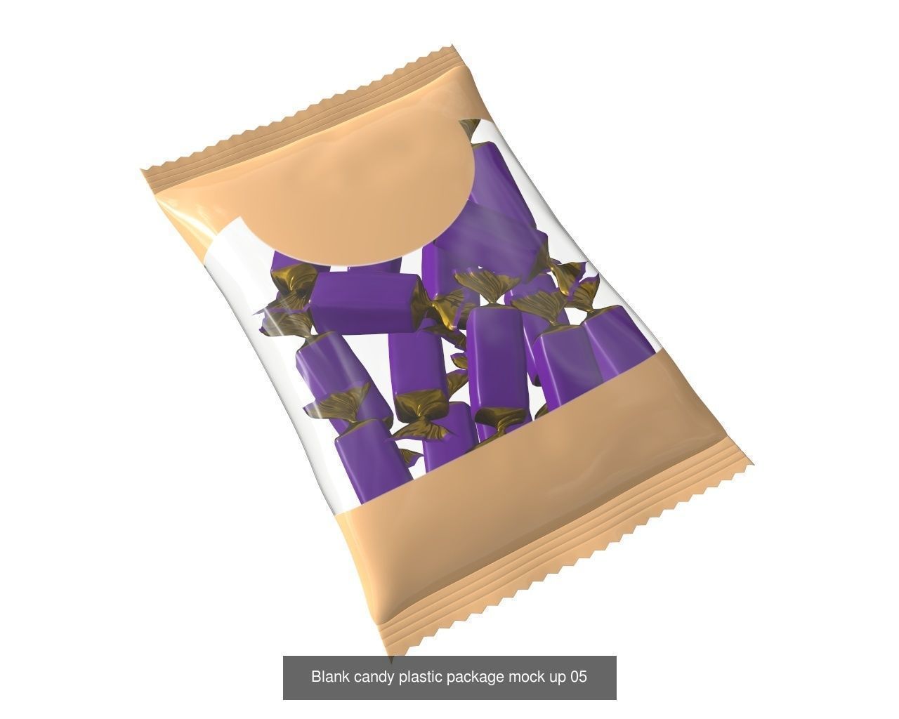 candy wraps packaged packaging  3D Model Collection_4