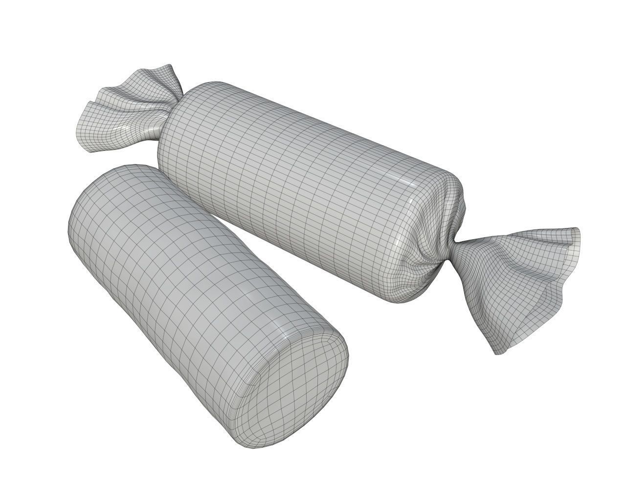 candy wraps packaged packaging  3D Model Collection_26