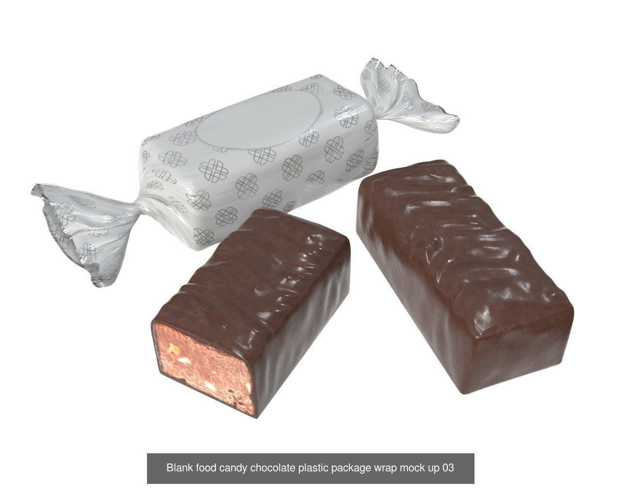 candy wraps packaged packaging  3D Model Collection_13