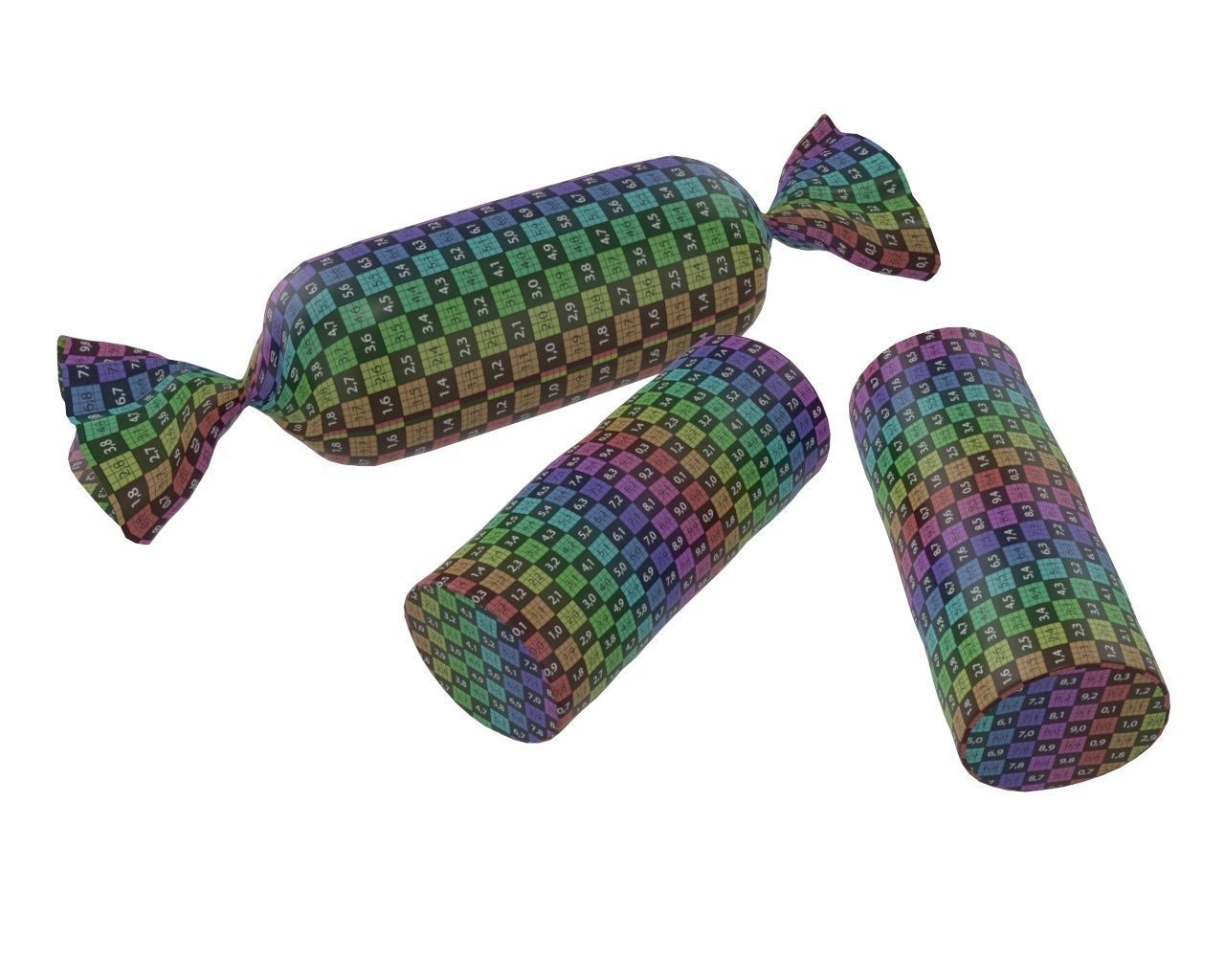 candy wraps packaged packaging  3D Model Collection_30