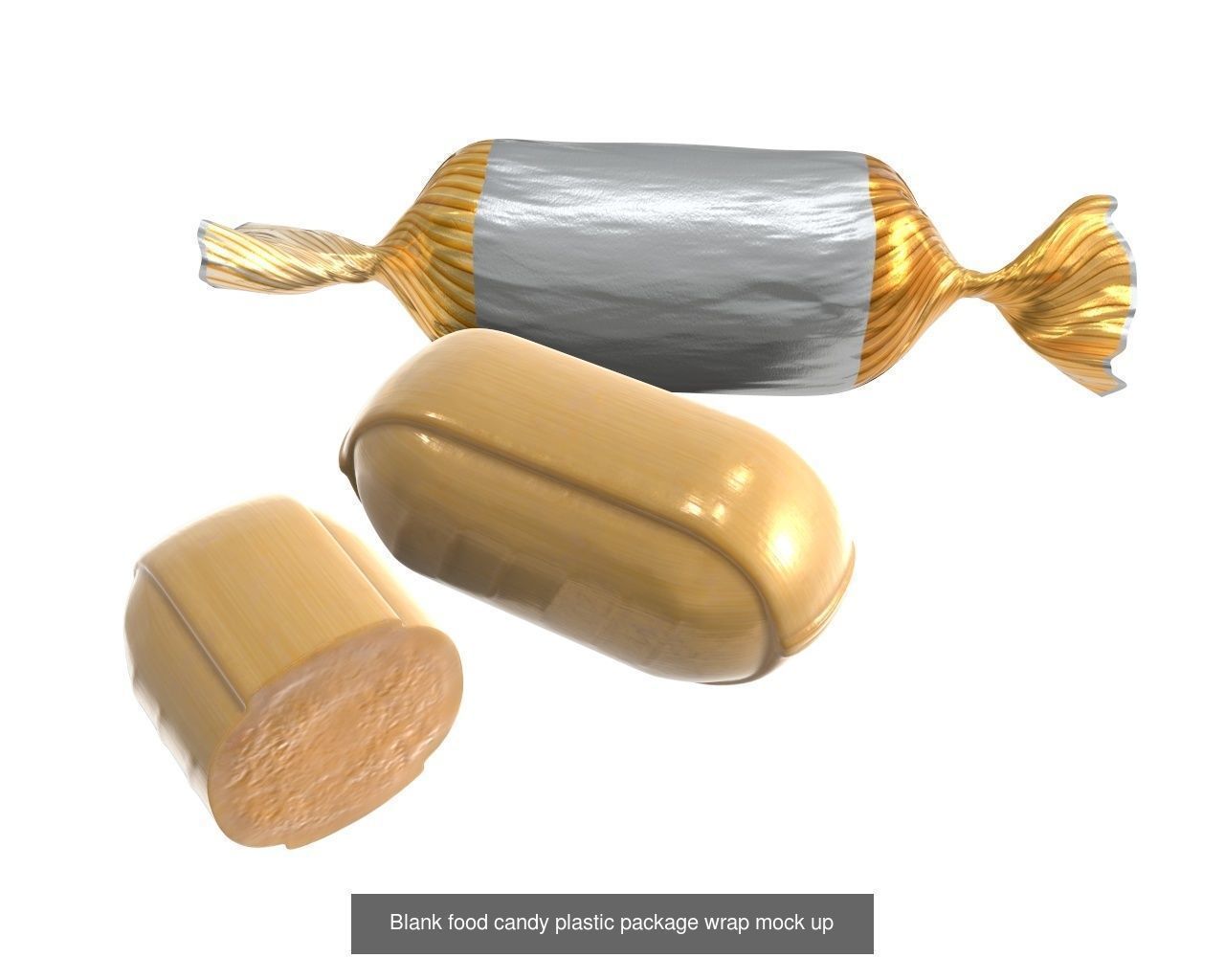 candy wraps packaged packaging  3D Model Collection_37