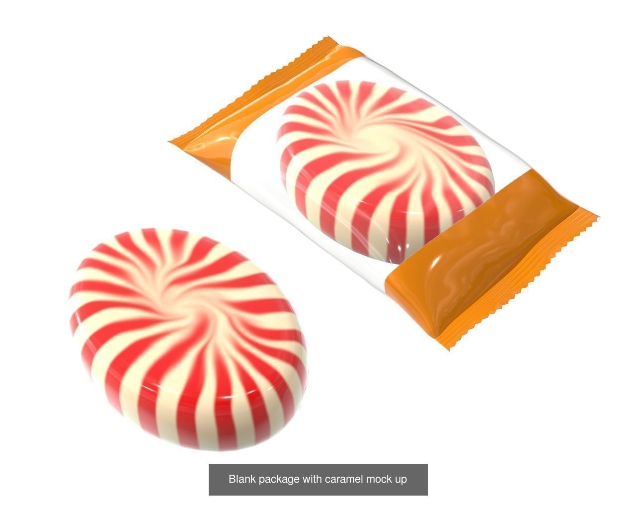 candy wraps packaged packaging  3D Model Collection_31