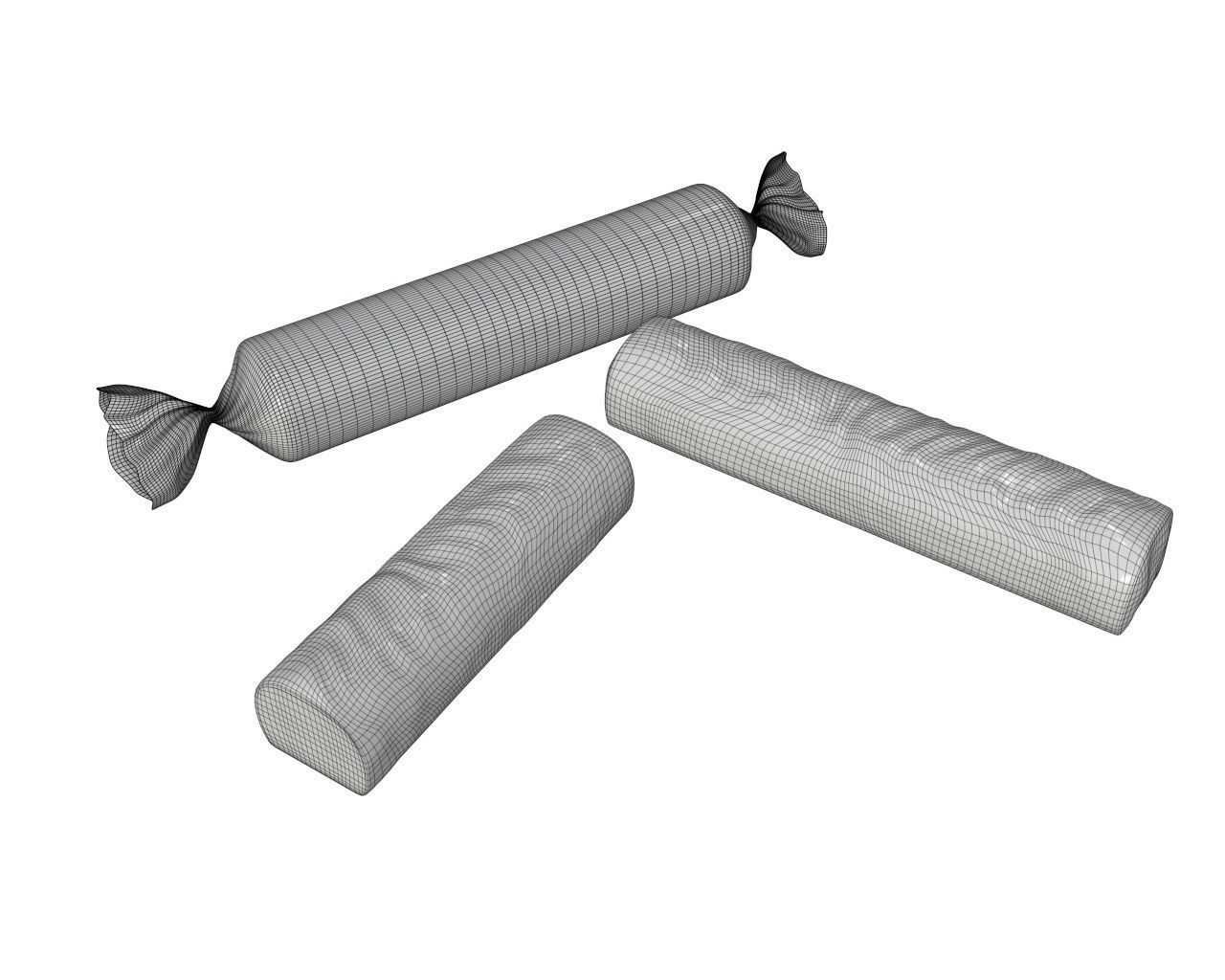 candy wraps packaged packaging  3D Model Collection_20