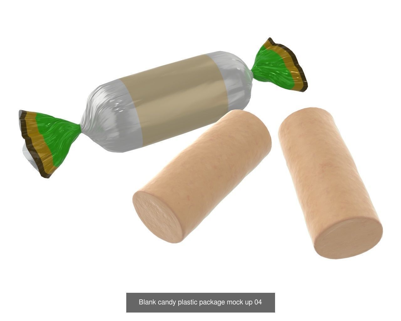 candy wraps packaged packaging  3D Model Collection_28