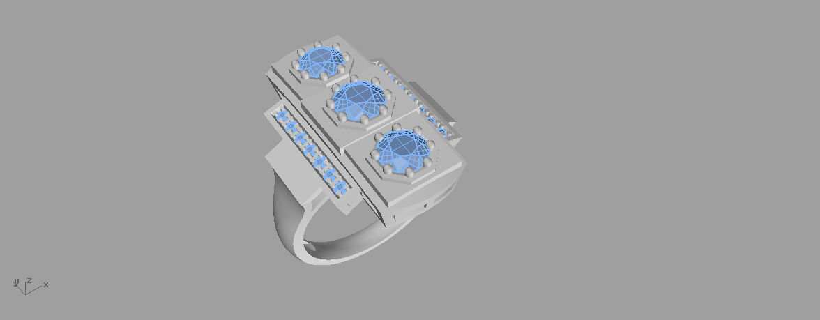 brillant jewelry 3D print model_2