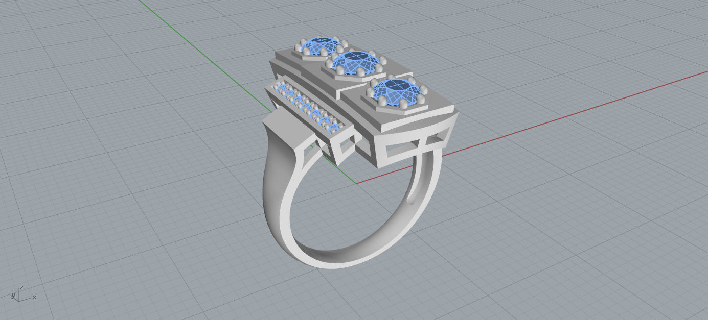 brillant jewelry 3D print model_1
