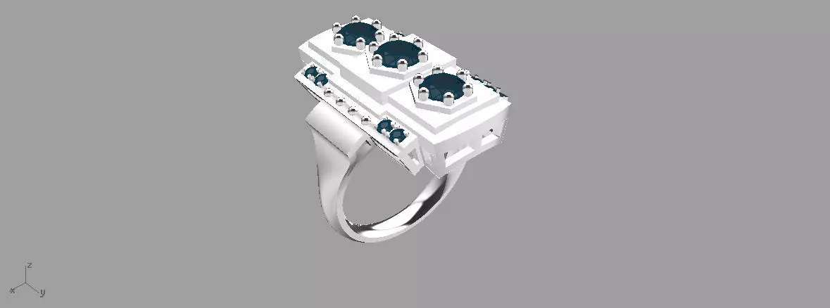 brillant jewelry 3D print model_0