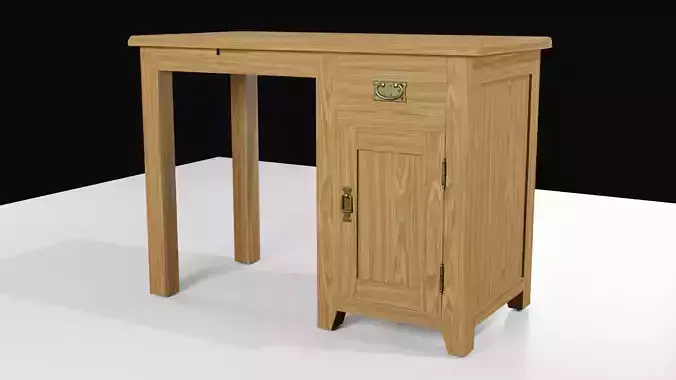 Desk Oak Traditional