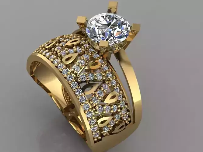 GC GOLD TW042- Diamond ring 