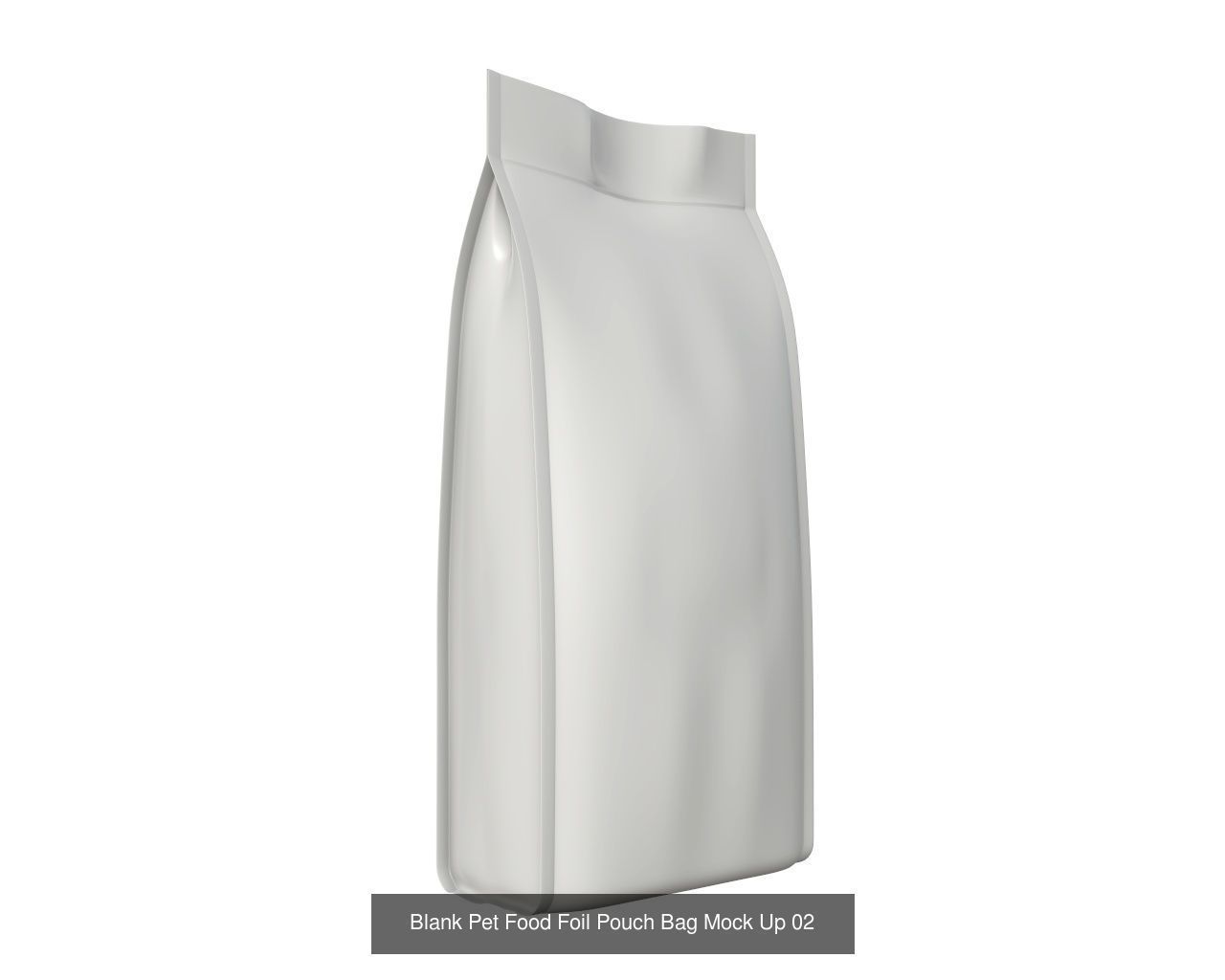 pet cat dog food packaging blank mock up 3D Model Collection_2