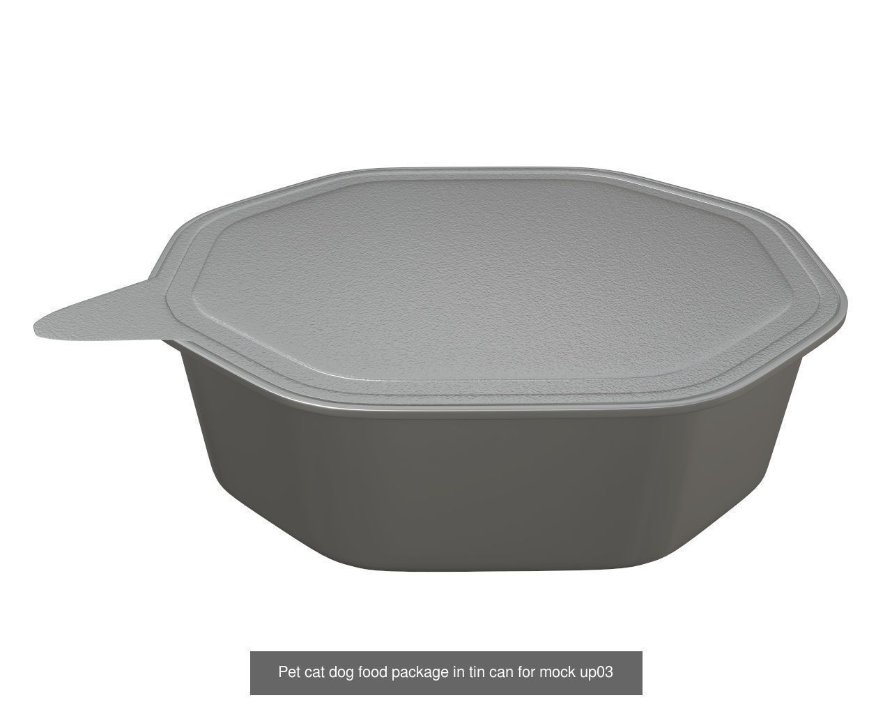 pet cat dog food packaging blank mock up 3D Model Collection_19