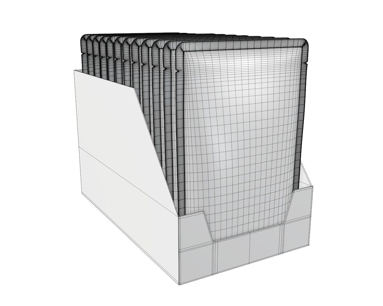 pet cat dog food packaging blank mock up 3D Model Collection_11