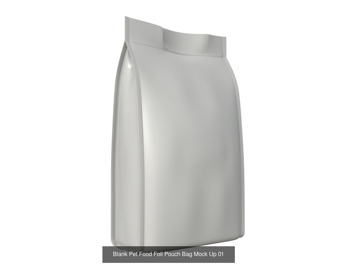 pet cat dog food packaging blank mock up 3D Model Collection_1