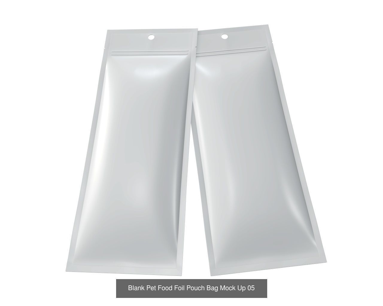 pet cat dog food packaging blank mock up 3D Model Collection_7