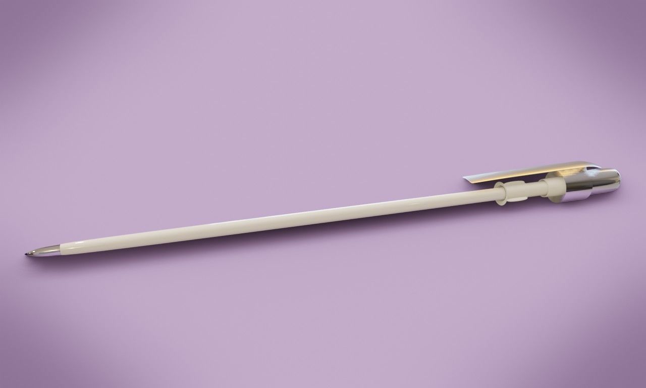 Ballpoint pen 3D model_7