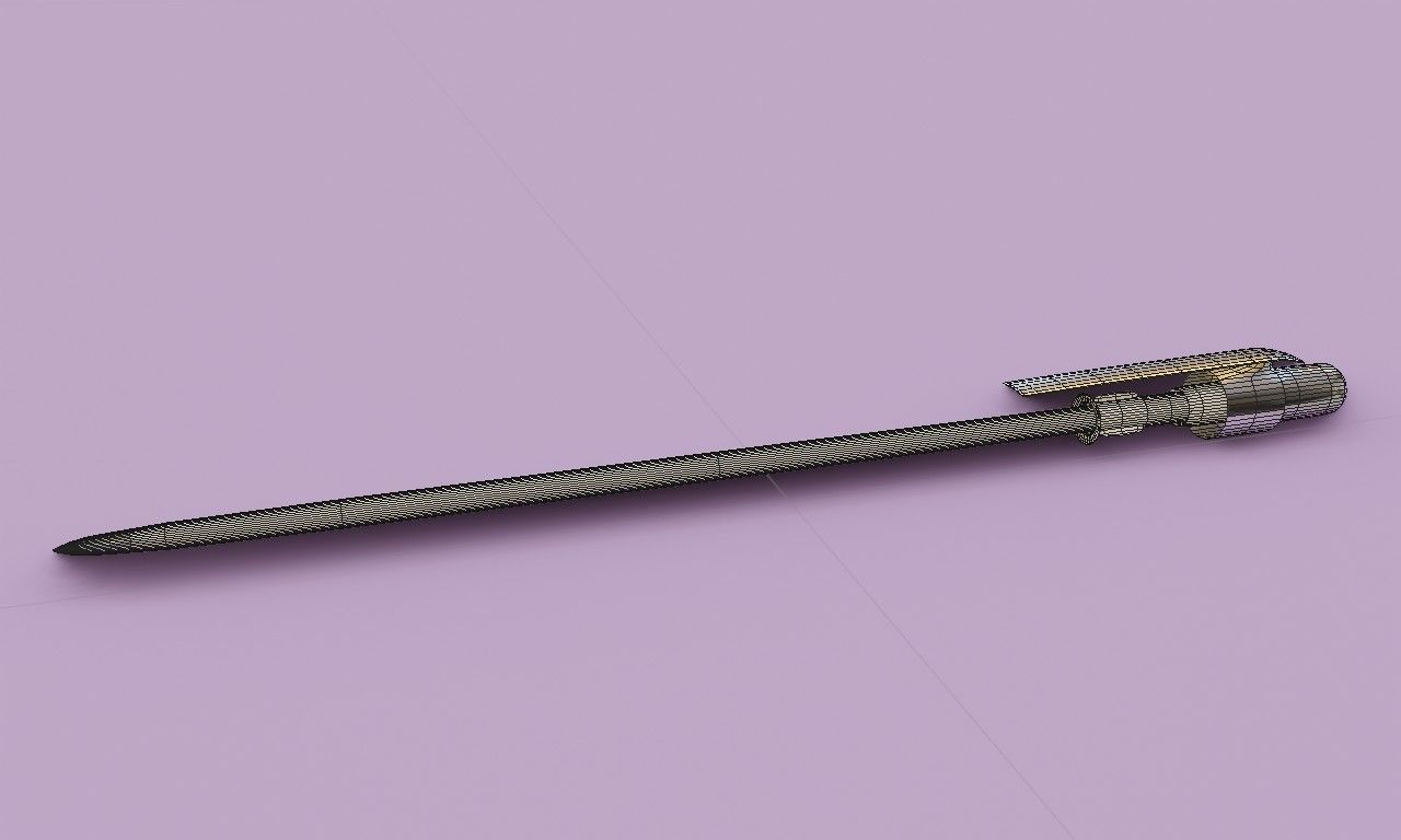 Ballpoint pen 3D model_8