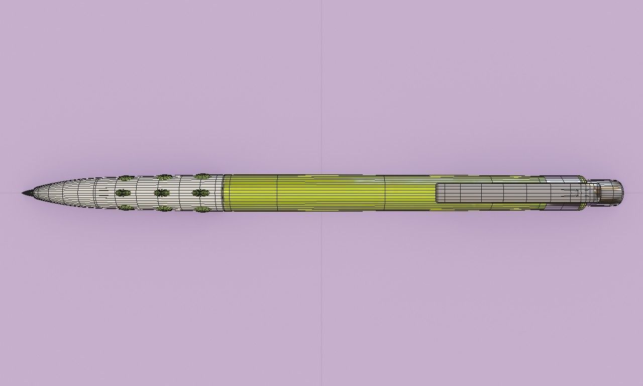 Ballpoint pen 3D model_12