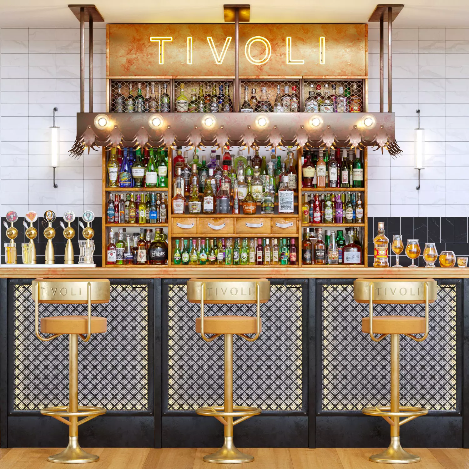 TivoliBar lovit bar design 3D model_0