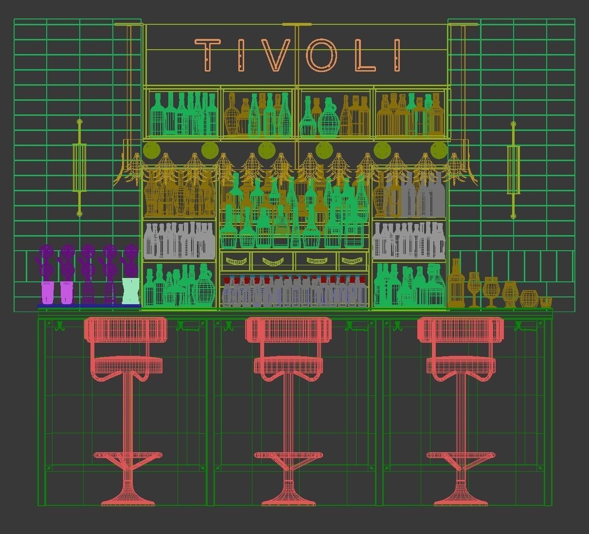 TivoliBar lovit bar design 3D model_3