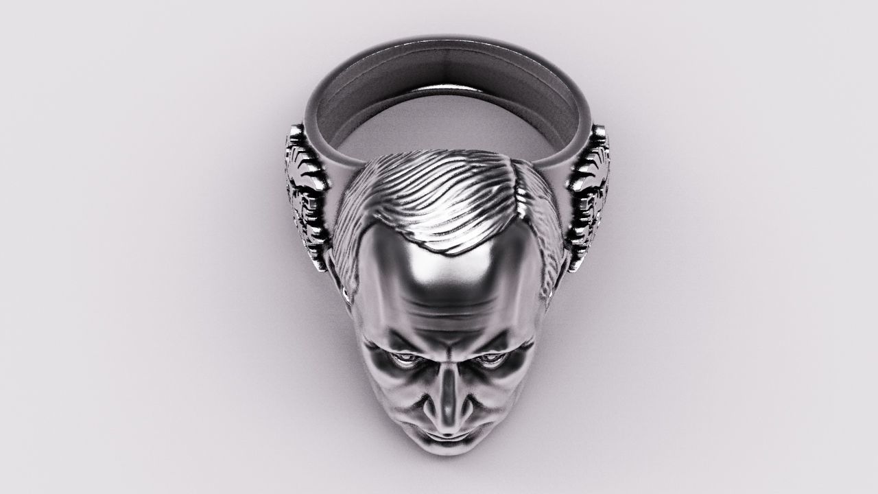 Putin Ring 3D print model_4