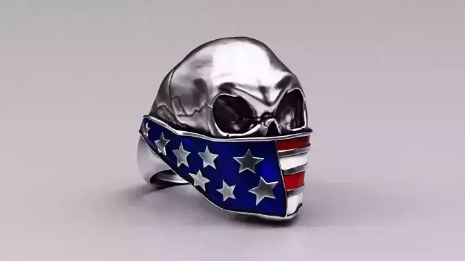 Skull ring American