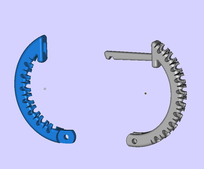 Delicate Fine Diamond Hoop Earrings 3d model  3D print model_12