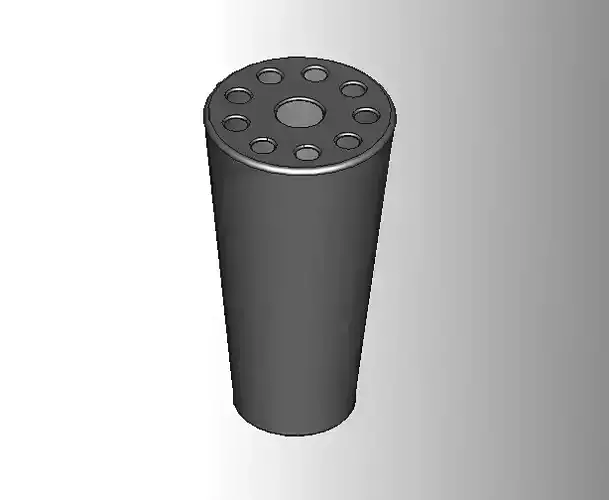 Penholder for 8 pens and 1 bigger utensil