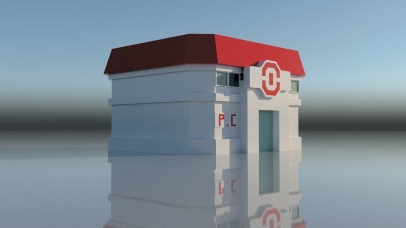 Pokemon Center 3D model_3