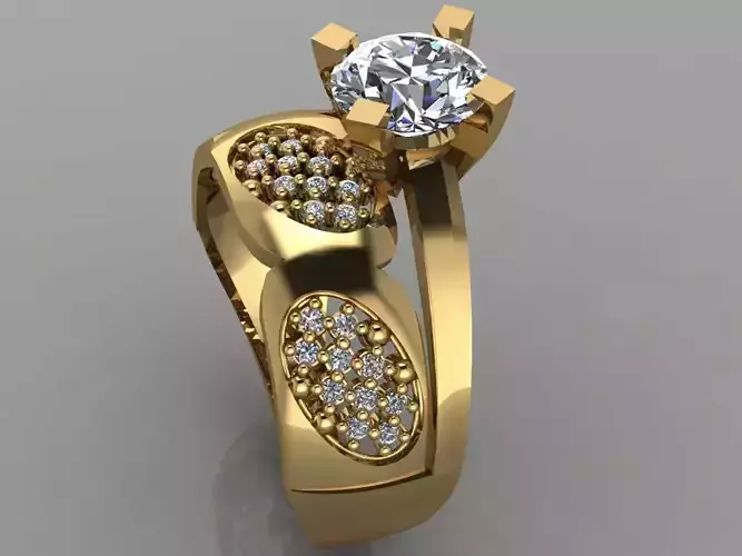 GC GOLD TW047- Diamond ring 