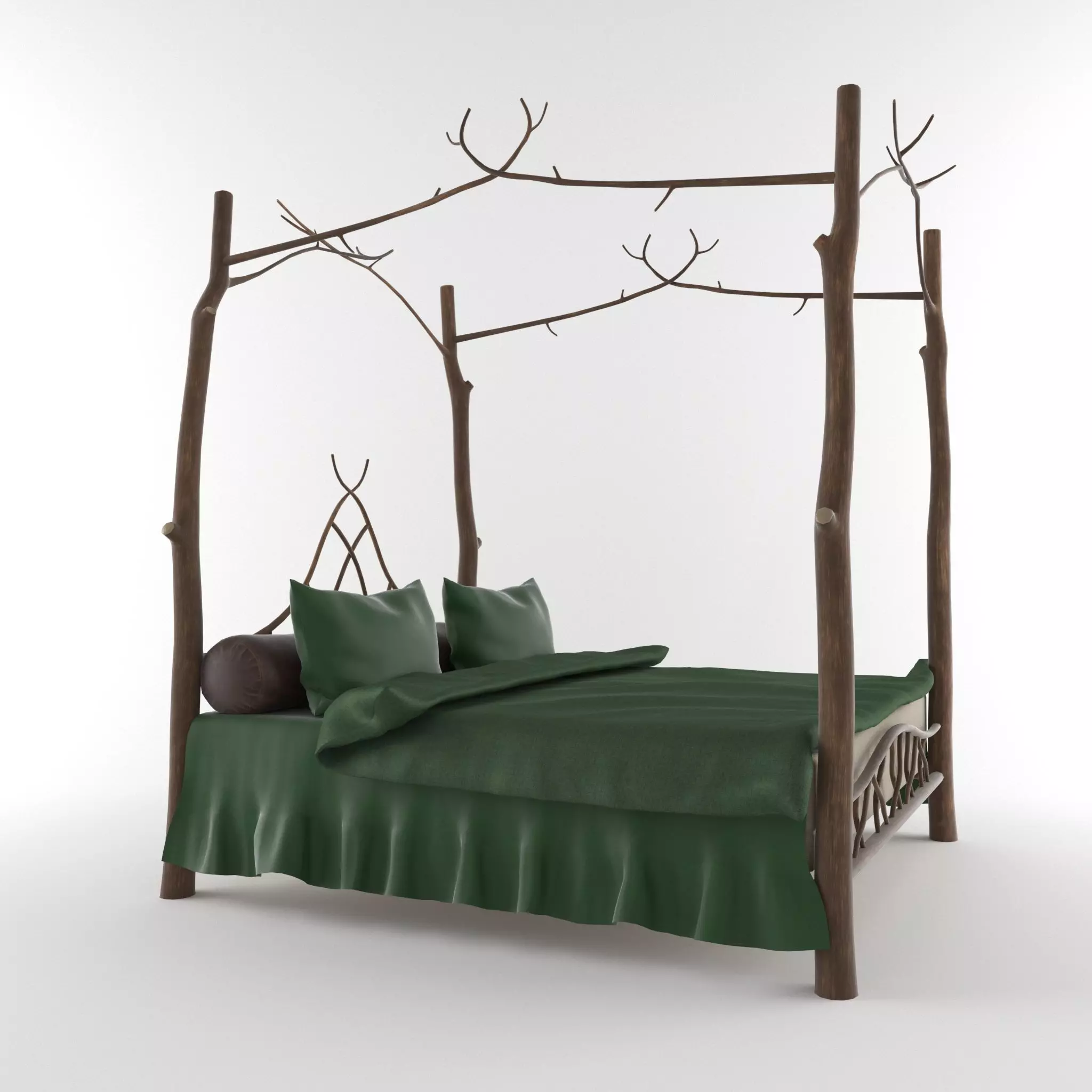 Fantasy Bed 3D model