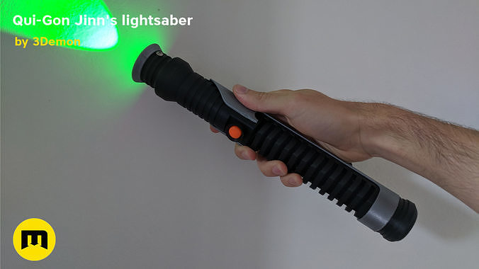 Qui-Gon Jinns lightsaber - Star Wars 3D print model