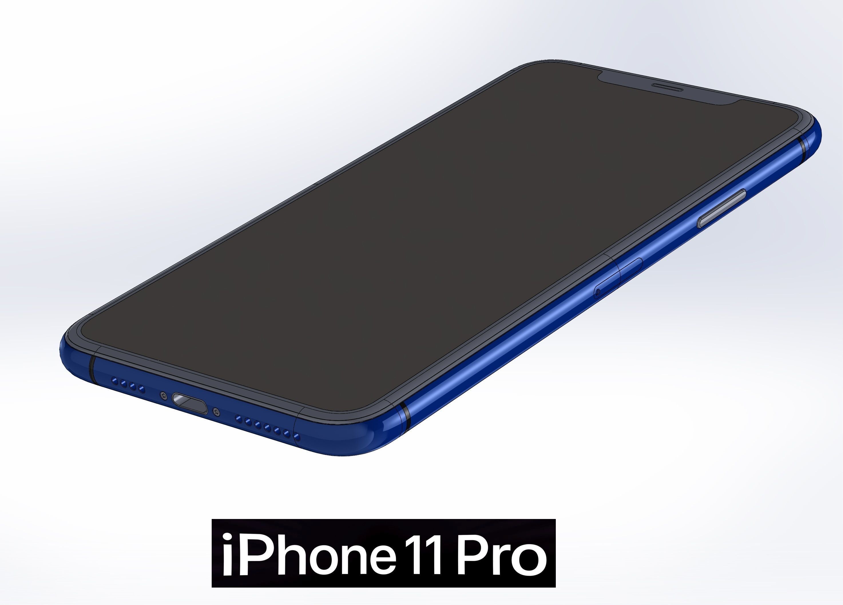 Apple iPhone 11 Pro Max 3D print model_3