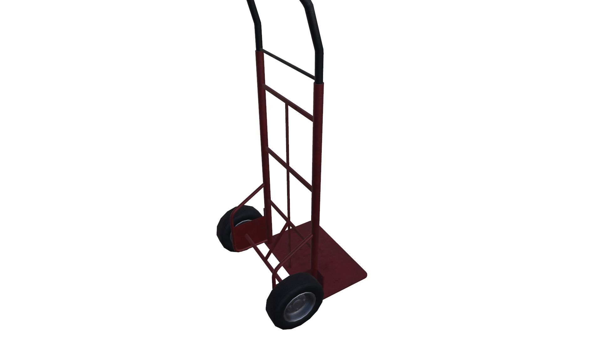 Hand Truck  Game Ready Low-poly 3D model_2