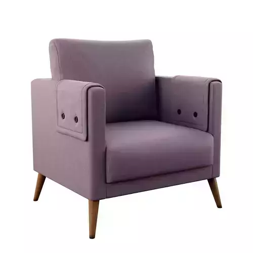 kreslo Linho Cinza 3D model