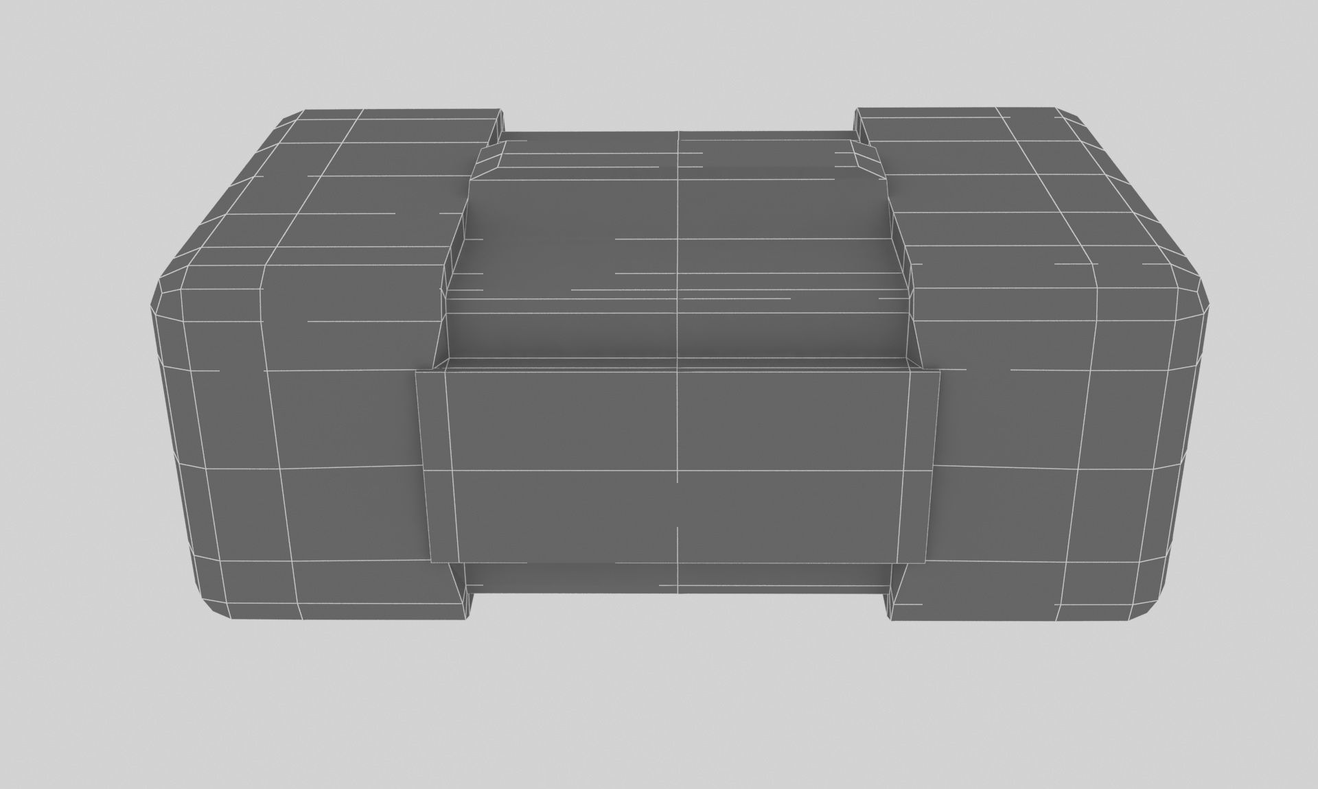 Sci Fi Box 02 Low-poly 3D model_7