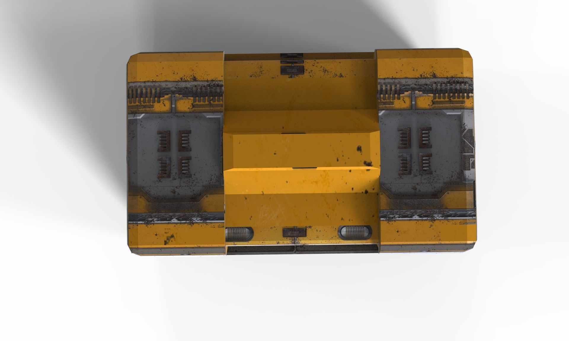 Sci Fi Box 02 Low-poly 3D model_3